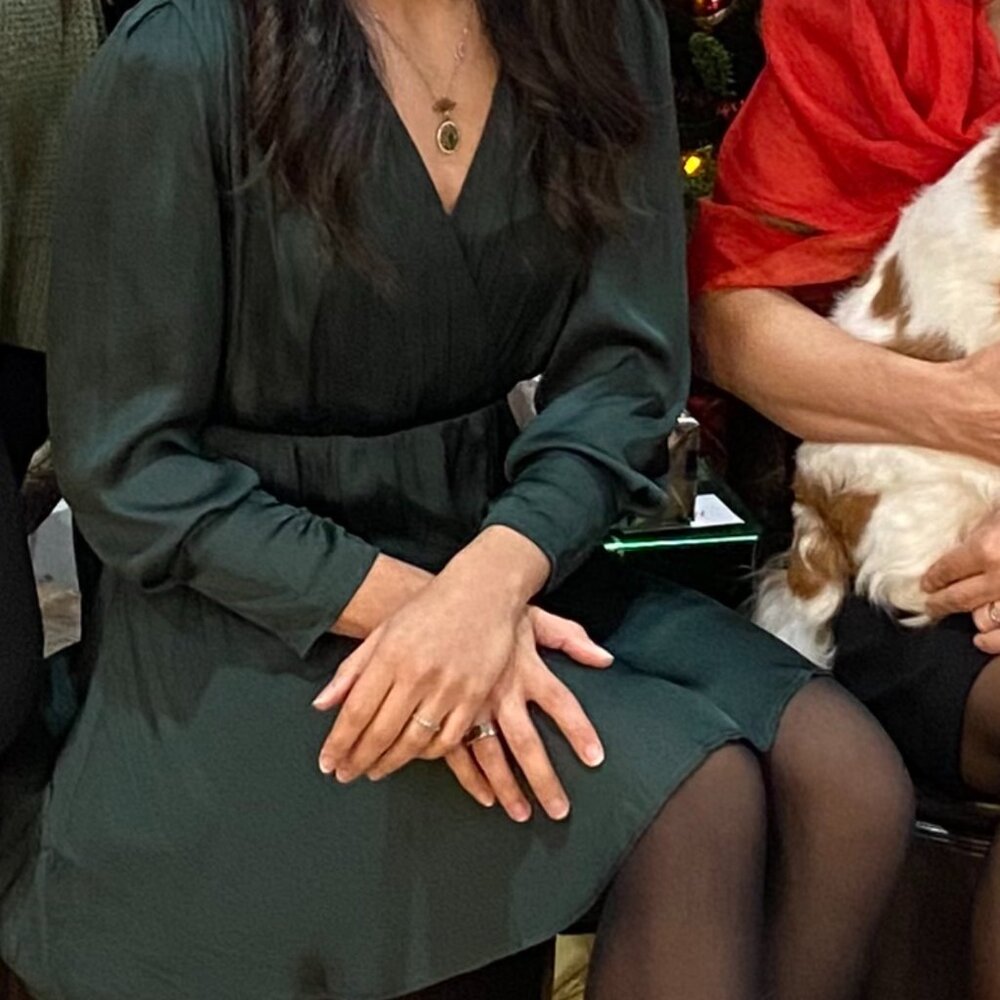 Mango Satin Dress